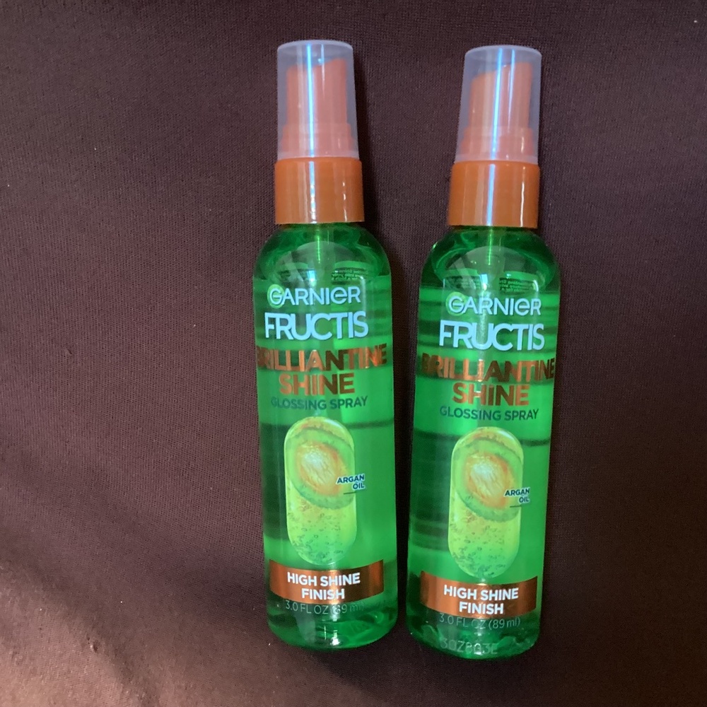 Garnier Fructis Brillantine Shine Glossing Spray Bundle 3 fl oz/89 ml